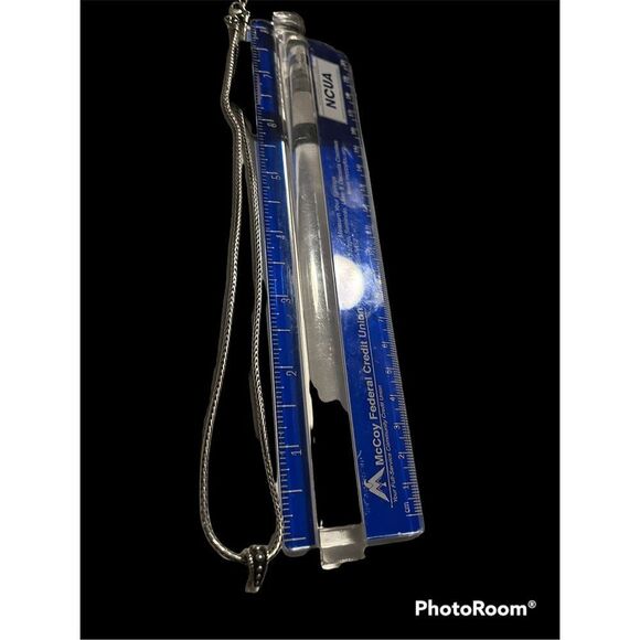 Halle Joy Cross Pendant Silver Chain - Picture 3 of 10